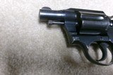 RARE EARLY SQUARE BUTT DETECTIVE SPECIAL, .38 SPEC., FACTORY LETTER, #406XXX - 9 of 16