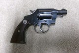 RARE EARLY SQUARE BUTT DETECTIVE SPECIAL, .38 SPEC., FACTORY LETTER, #406XXX - 2 of 16