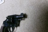 RARE EARLY SQUARE BUTT DETECTIVE SPECIAL, .38 SPEC., FACTORY LETTER, #406XXX - 15 of 16