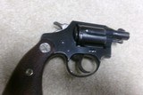 RARE EARLY SQUARE BUTT DETECTIVE SPECIAL, .38 SPEC., FACTORY LETTER, #406XXX - 13 of 16