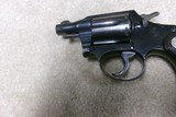 RARE EARLY SQUARE BUTT DETECTIVE SPECIAL, .38 SPEC., FACTORY LETTER, #406XXX - 10 of 16