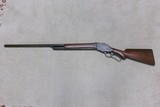 VERY EARLY 1887 12 GA. LEVER SHOTGUN, 32