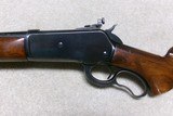 VERY HIGH CONDITION PRE-WAR MODEL 71 .348 WCF WITH BOLT PEEP SIGHT, #9XXX MADE 1936 - 4 of 21