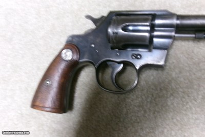  SCARCE PRE-WAR .22 LR CALIBER OFFICIAL POLICE, COLT FACTORY LETTER, SHIPPED 1941. - Image 11 of 14