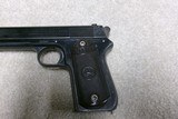 HISTORIC, BROWNING BRO. OGDEN, UT, 1906 SHIPPED 1903 POCKET HAMMER AUTO, .38ACP - 11 of 15