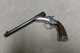  EXCELLENT STEVENS OFFHAND TARGET No. 35 SINGLE SHOT .22LR PISTOL, #32xxx. - 10 of 11