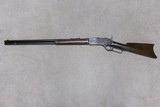VERY EARLY PRODUCTION 1876 SECOND MODEL .45-60 ROUND BARREL RIFLE, #5XXX, MADE 1878 - 2 of 20