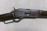 VERY EARLY PRODUCTION 1876 SECOND MODEL .45-60 ROUND BARREL RIFLE, #5XXX, MADE 1878 - 3 of 20