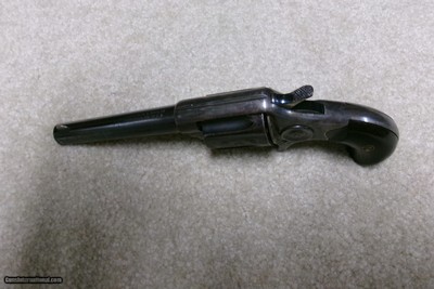 EXCEPTIONAL BLUE/CC NEW LINE .38 C.F. REVOLVER WITH SUPER RARE 4