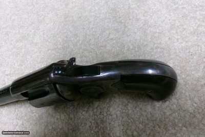 EXCEPTIONAL BLUE/CC NEW LINE .38 C.F. REVOLVER WITH SUPER RARE 4