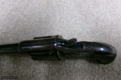 EXCEPTIONAL BLUE/CC NEW LINE .38 C.F. REVOLVER WITH SUPER RARE 4