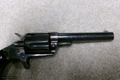 EXCEPTIONAL BLUE/CC NEW LINE .38 C.F. REVOLVER WITH SUPER RARE 4
