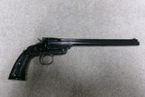 UNUSUAL AND EXTREMELY RARE MODEL 1891 SINGLE SHOT TARGET PISTOL IN .32 S&W CAL. - 2 of 17