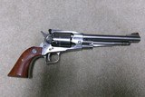 CUSTOMIZED RUGER STAINLES STEEL OLD ARMY .45 PERCUSSION REVOLVER, MADE 1978. - 2 of 13