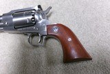 CUSTOMIZED RUGER STAINLES STEEL OLD ARMY .45 PERCUSSION REVOLVER, MADE 1978. - 9 of 13