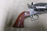 CUSTOMIZED RUGER STAINLES STEEL OLD ARMY .45 PERCUSSION REVOLVER, MADE 1978. - 11 of 13