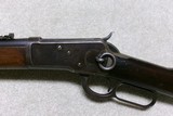 1892 SADDLE RING CARBINE IN DESIRABLE .44-40 (.44 WCF) CALIBER, #378XXX, MADE 1907 - 4 of 20