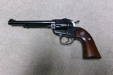 SCARCE NEW MODEL SINGLE SIX BISLEY FLAT TOP .32 H&R MAG., 6 1/2