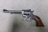STAINLESS STEEL NEW MODEL SINGLE SIX, .22 LR, 6 1/2