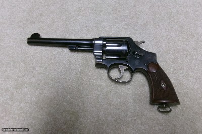 PRE-WAR S&W .44 HAND EJECTOR 2ND MODEL, 6 1/2