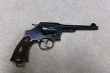 PRE-WAR S&W .44 HAND EJECTOR 2ND MODEL, 6 1/2