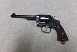 PRE-WAR S&W .44 HAND EJECTOR 2ND MODEL, 6 1/2