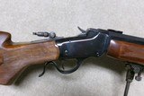 UNUSUAL 1885 LOWALL CUSTOM SCHUETZEN SINGLE SHOT RIFLE - 3 of 25