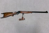 UNUSUAL 1885 LOWALL CUSTOM SCHUETZEN SINGLE SHOT RIFLE - 2 of 25
