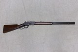 EARLY 1873 2ND MODEL, .38-40 OCTAGON BARREL WITH SHOTGUN BUTT, #78XXX, MADE 1881