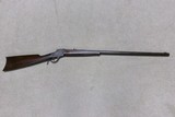 EARLY 1885 HIGHWALL .38-55 OCTAGON RIFLE, #23XXX, MADE 1888