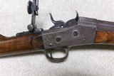 SPECIAL ORDER EARLY REMINGTON No.1 ROLLING BLOCK OCT. SPORTING RIFLE IN .44-77, #2XXX - 5 of 23