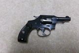 NEAR NEW, POCKET POSITIVE .32 POLICE CTG.
RARE 2 1/2” BARREL, COLT FACTORY LETTER, 1938 - 2 of 11