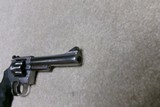 EXCEPTIONALLY RARE S&W M-63-4, 5”
.22LR KITGUN
8-SHOT, SHROUDED EJECTOR HOUSING - 7 of 8