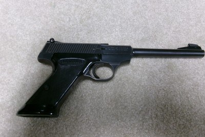 CLASSIC BELGIAN BROWNING NOMAD .22LR AUTO PISTOL, DESIRABLE 6 3/4” BARREL, MADE 1971 - Image 2 of 14