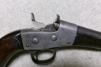 REMINGTON U.S. NAVY MODEL 1867 ROLLING BLOCK PISTOL, .50 CENTER FIRE, MADE EARLY 1870s - Image 4 of 19