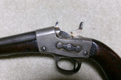 REMINGTON U.S. NAVY MODEL 1867 ROLLING BLOCK PISTOL, .50 CENTER FIRE, MADE EARLY 1870s - Image 3 of 19