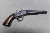 REMINGTON U.S. NAVY MODEL 1867 ROLLING BLOCK PISTOL, .50 CENTER FIRE, MADE EARLY 1870s - 2 of 19