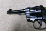 RARE SPECIAL ORDER 4 1/2” BARREL OFFICERS MODEL TARGET REVOLVER, .38 SPEC., LETTER - 10 of 16