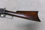 SELDOM SEEN MARLIN MODEL 1888, .38-40 OCTAGON RIFLE, #22XXX, MADE 1889 - 11 of 20