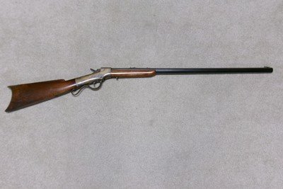 EXTREMELY EARLY AND EXTREMELY RARE BRASS FRAME BALLARD, BALL & WILLIAMS .38RF OCT.