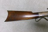 EXTREMELY EARLY AND EXTREMELY RARE BRASS FRAME BALLARD, BALL & WILLIAMS .38RF OCT. - 7 of 24