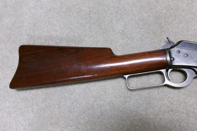MARLIN  MODEL ‘94 .32-20 RARE EXTRA LONG 30” ROUND BARREL, HALF MAGAZINE, MADE 1905 - Image 7 of 20