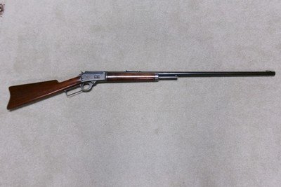 MARLIN  MODEL ‘94 .32-20 RARE EXTRA LONG 30” ROUND BARREL, HALF MAGAZINE, MADE 1905