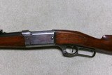 SCARCE, VERY FINE CONDITION SAVAGE 1895 HALF OCT. RIFLE, #7XXX, LETTER, SHIPPED 1896. - 4 of 21