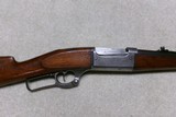 SCARCE, VERY FINE CONDITION SAVAGE 1895 HALF OCT. RIFLE, #7XXX, LETTER, SHIPPED 1896. - 3 of 21