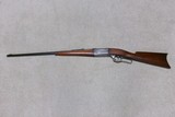 SCARCE, VERY FINE CONDITION SAVAGE 1895 HALF OCT. RIFLE, #7XXX, LETTER, SHIPPED 1896. - 2 of 21