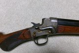 VERY FINE CONDITION EARLY REMINGTON HEPBURN SINGLE SHOT SPORTER, .40 1 7/8” - 3 of 22