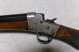 VERY FINE CONDITION EARLY REMINGTON HEPBURN SINGLE SHOT SPORTER, .40 1 7/8” - 5 of 22