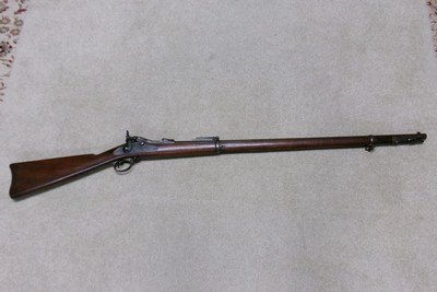 INTERESTING ARSENAL UPDATED 1879/1888 SPRINGFIELD TRAPDOOR .45-70 RIFLE.