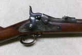 INTERESTING ARSENAL UPDATED 1879/1888 SPRINGFIELD TRAPDOOR .45-70 RIFLE. - 3 of 23